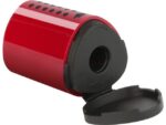Faber Castell puntenslijper Faber-Castell GRIP 2001 mini blauw/rood assorti display a 10 stuks.