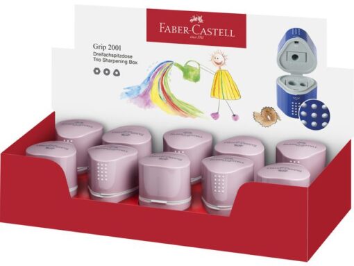 Faber Castell Puntenslijper Faber-Castell grip trio Rose shadows