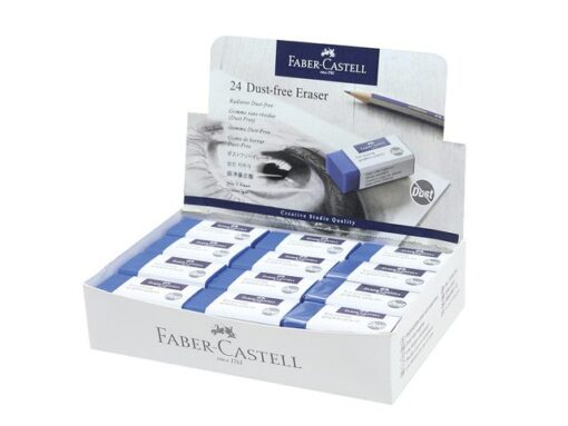Faber Castell gum Faber-Castell stofvrij blauw