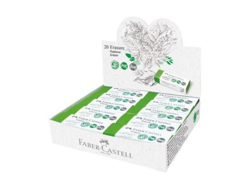 Faber Castell Gum Faber-Castell groen PVC vrij en stofvrij