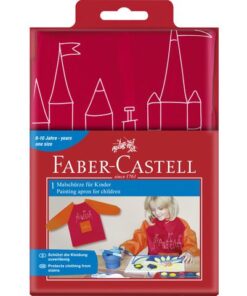 ideale bescherming van de kleren voor kinderen vanaf 6 jaar. De schort is voorzien van een Velcro sluiting aan de achterkant. Elastiek aan de mouwuiteinden. Klein opbergvakje aan de voorkant