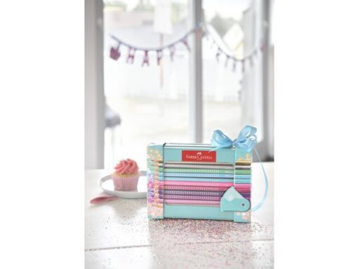 Faber Castell Sparkle set Faber-Castell 20x kleurpotloden en 1x mini      puntenslijper
