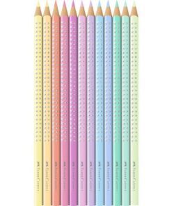 De sparkle kleurpotloden zijn een leuke toevoeging voor op uw bureau. De kleurptloden hebben een ergonomische driehoekige vorm. De potloden zijn onbreekbaar door een speciale verlijming. Geleverd in mooi pastelkleurig blik met vlinders. Aantal potloden: 12