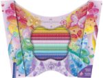 Faber Castell Kleurpotloden Faber-Castell sparkle 12 standaard kleuren +  8 pastel kleuren in bewaarblik vlinder inclusief vlinder