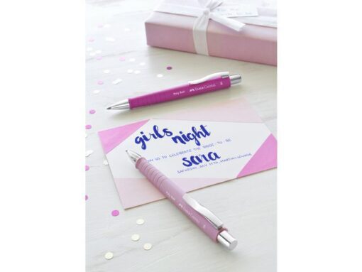 Faber Castell Balpen Faber-Castell Polyball XB lichtroze