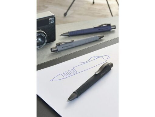 Faber Castell Balpen Faber-Castell Polyball XB Urban marine blauw