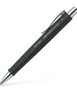 standaard M vulling (medium) met drukknopmechanisme. Balpen met clip. Schrijfkleur blauw. Houderkleur zwart.