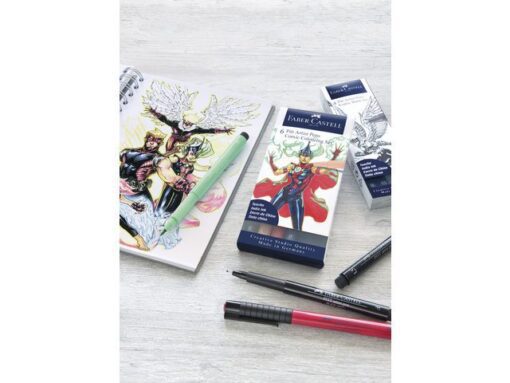 Faber Castell Tekenstift Faber-Castell Pitt Artist Pen Comic 6-delige etui