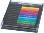 Faber Castell Tekenstift Faber-Castell Pitt Artist Pen Brush set 12 stuks Basic