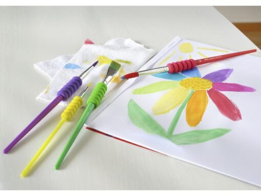 Faber Castell Penselenset Faber-Castell plastic 4 stuks