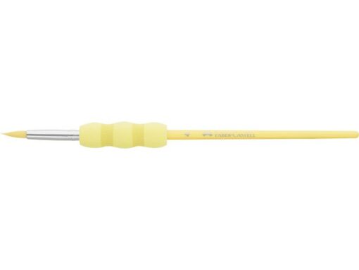 Faber Castell Penselenset Faber-Castell soft touch, 4 stuks pastel kleuren