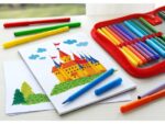 Faber Castell Viltstift Faber-Castell 50 stuks karton etui assorti