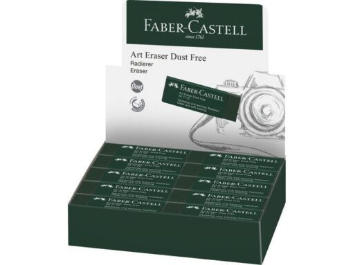 Faber Castell gum Faber-castell stofvrij groen