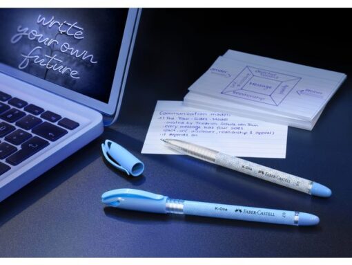 Faber Castell Balpen Faber-Castell K-One 0.5 blauw doos 10 stuks