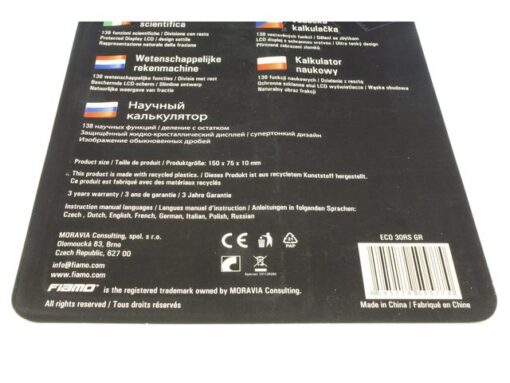 Calculator Fiamo ECO 30 GR wit-groen