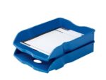 Brievenbak HAN Re-LOOP A4/C4 stapel- en nestbaar, blauw 100% gerecycled materiaal