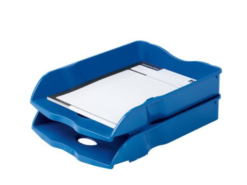 Brievenbak HAN Re-LOOP A4/C4 stapel- en nestbaar, blauw 100% gerecycled materiaal