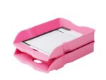Brievenbak HAN Re-LOOP A4/C4 stapel- en nestbaar, roze 100% gerecycled materiaal