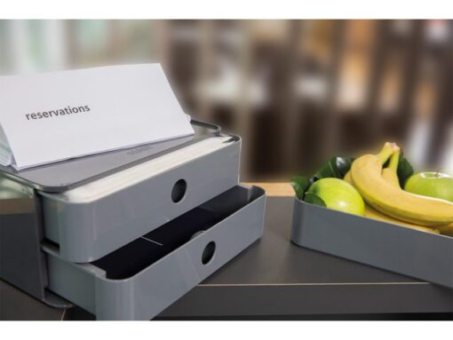 Smart-box plus Han Allison 2 lades en box graniet grijs