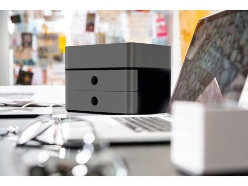 Smart-box plus Han Allison 2 lades en box graniet grijs