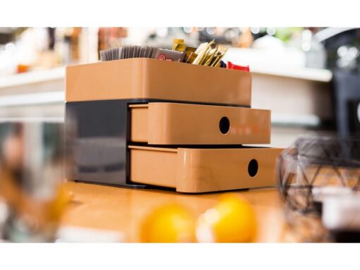Smart-box plus Han Allison 2 lades en box caramel bruin