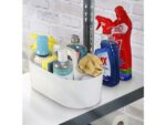 Toolbox Loft Han mobiele organiser sneeuw wit 4 vakken met uitneembaar plateau sneeuw wit