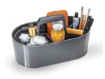 Toolbox Loft Han mobiele organiser graniet grijs 4 vakken   met uitneembaar plateau grijs