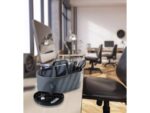 Toolbox Loft Han mobiele organiser graniet grijs 4 vakken   met uitneembaar plateau grijs