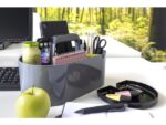 Toolbox Loft Han mobiele organiser graniet grijs 4 vakken   met uitneembaar plateau grijs