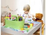Toolbox Loft Han mobiele organiser lime groen 4 vakken met  uitneembaar plateau lime groen