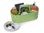 Toolbox Loft Han mobiele organiser lime groen 4 vakken met  uitneembaar plateau lime groen