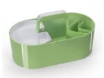 Toolbox Loft Han mobiele organiser lime groen 4 vakken met  uitneembaar plateau lime groen