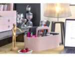 Toolbox Loft Han mobiele organiser flamingo roze 4 vakken   met uitneembaar plateau flamingo roze.
