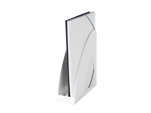 Tijdschriftencass. HAN Re-LOOP A4/C4, wit 100% gerecycled materiaal