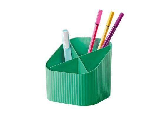 Pennenkoker HAN Re-X-LOOP 4-vaks, groen 100% gerecycled     materiaal