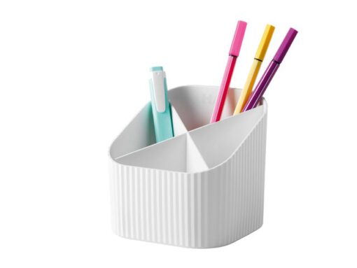 Pennenkoker HAN Re-X-LOOP 4-vaks, wit 100% gerecycled       materiaal
