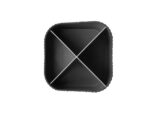 Pennenkoker HAN Re-X-LOOP 4-vaks, zwart 100% gerecycled     materiaal
