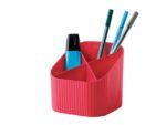 Pennenkoker HAN Re-X-LOOP 4-vaks, rood 100% gerecycled      materiaal