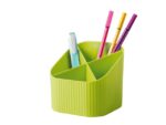 Pennenkoker HAN Re-X-LOOP 4-vaks, limoen 100% gerecycled    materiaal