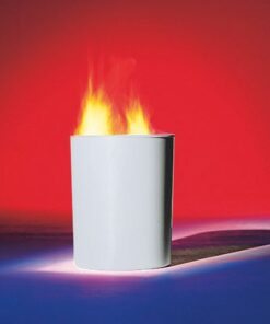 De speciale papierbak in vlamvertragend polystyreen zakt in geval van brand aan de binnenzijde ineen. De conische vorm en de heldere rand zijn bijzonder geschikt voor de preventie van smeulende brandjes. Afmetingen (diameter O x D x H): 240 x 219 x 300 mm. Kleur: zwart.