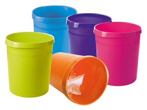 Papierbak HAN Grip 18 liter met 2 grijpranden Trend Colour  roze