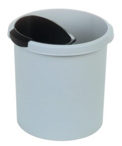 zware metalen-vrij kunststof · Voor alle prullenbakken van 18-50 liter · Kleur: zwart.