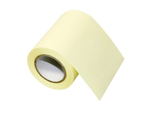 Navulling Info Notes 60mmx10m geel, op rol