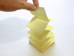 Info notes 75x75mm Z-Notes, geel, recycled, doos met 12 bloks a 100 vel