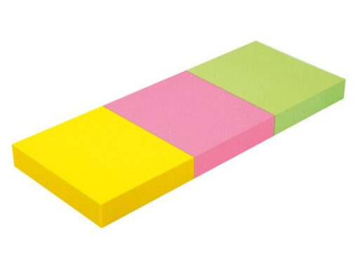 Info notes 50x40mm mix 3 kleuren