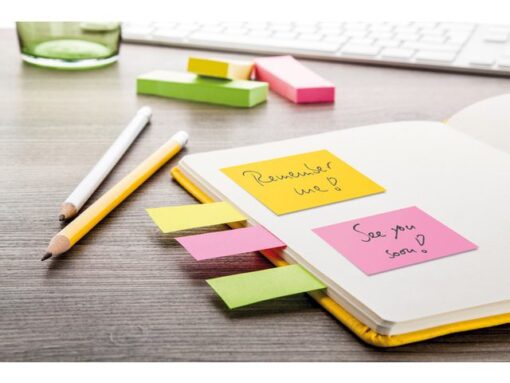 Info notes 50x40mm mix 3 kleuren
