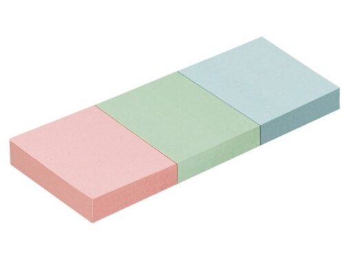 Info Notes 50x40mm assorti pastel pak a 12 blok