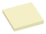 Powernotes info notes 75x75mm geel blok a 100 vel.