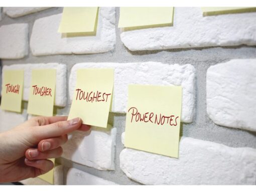 Powernotes info notes 75x75mm geel blok a 100 vel.
