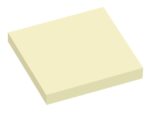 Info Notes 75x75mm geel blok a 100 vel